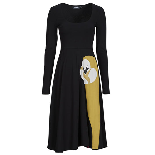 Abito lungo Donna Desigual  LIRIO  Nero
