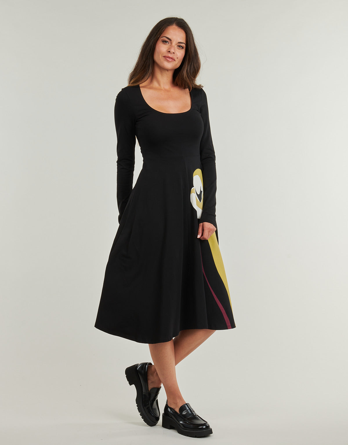 Abito lungo Donna Desigual  LIRIO  Nero