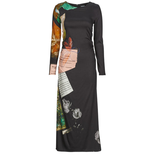 Abito lungo Donna Desigual  PATCH FIONA  Nero