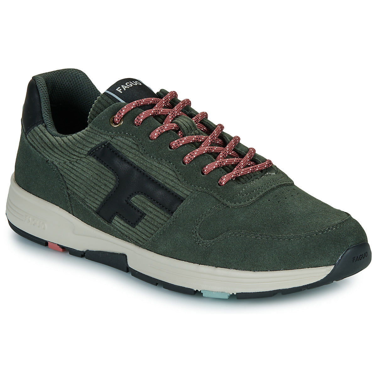 Sneakers Uomo Faguo  OLIVE RUNNING  Kaki