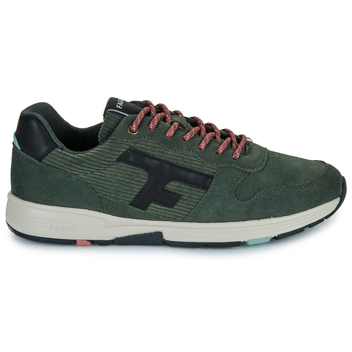 Sneakers Uomo Faguo  OLIVE RUNNING  Kaki