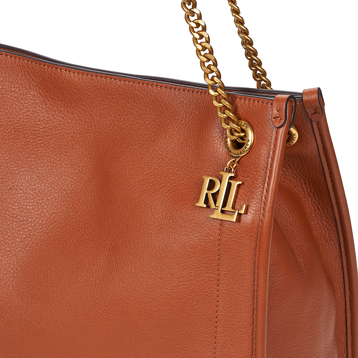 Borsa a spalla Donna Lauren Ralph Lauren BRDLY SHPPR-TOTE-LARGE Marrone