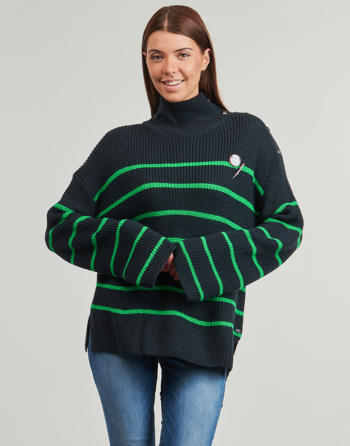 Maglione Donna Freeman T.Porter  PRAGGA STRIPES  Marine