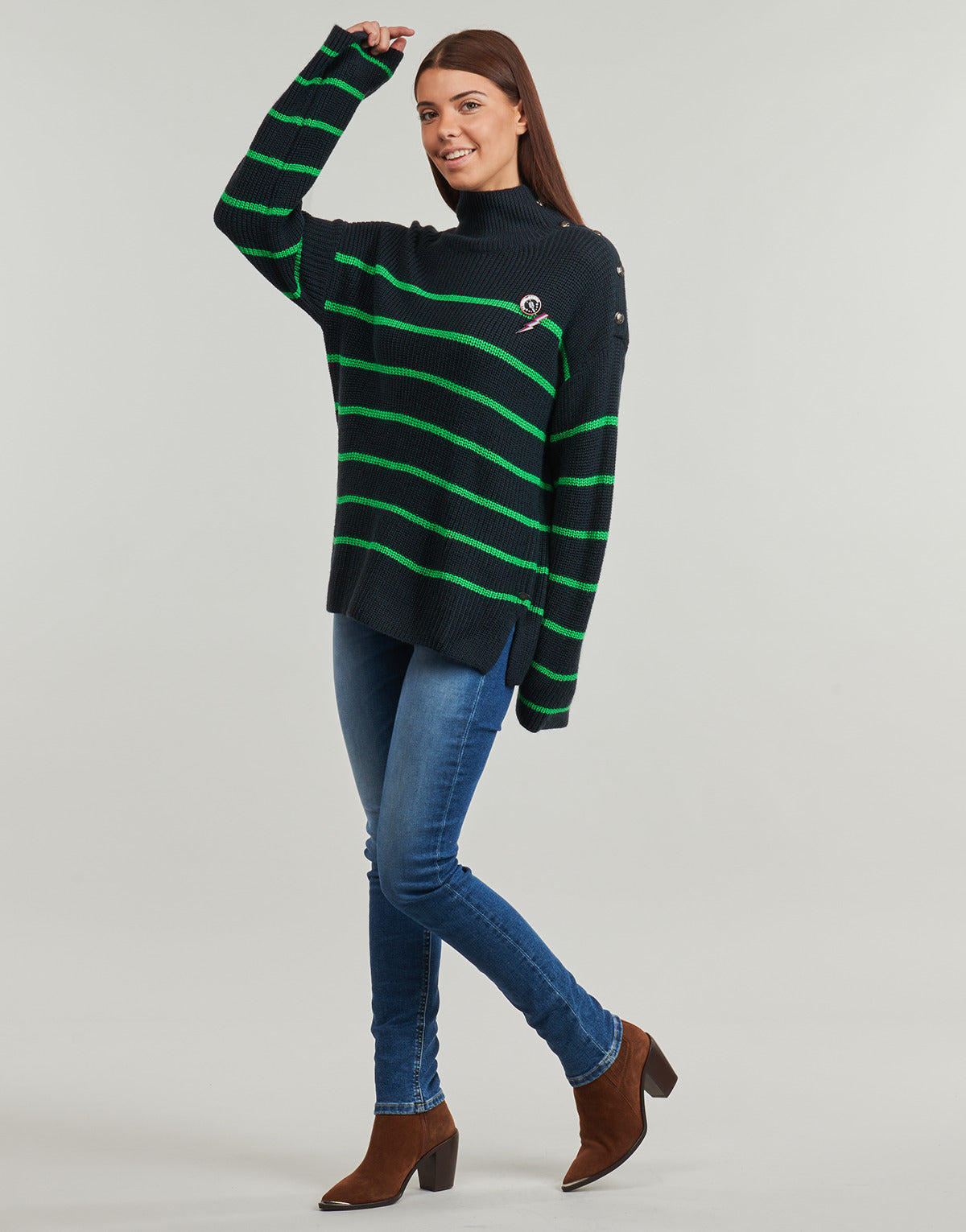 Maglione Donna Freeman T.Porter  PRAGGA STRIPES  Marine