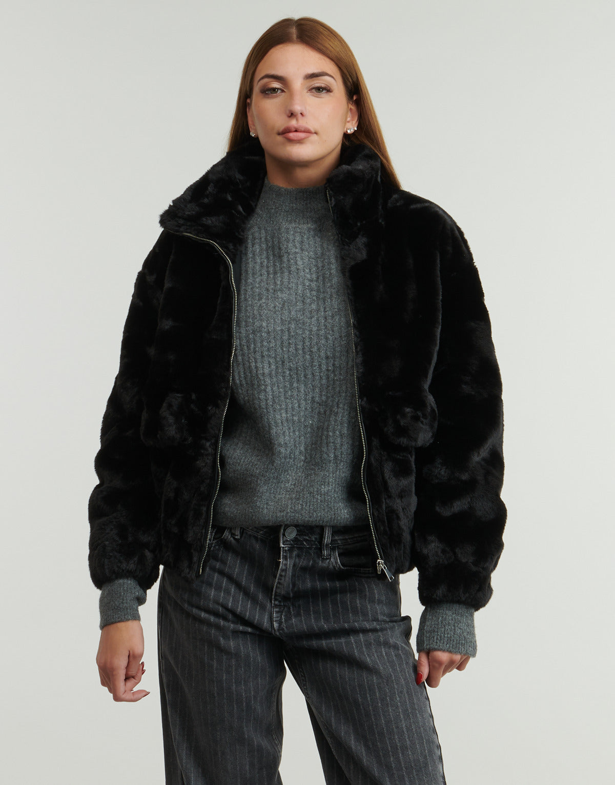 Mantella Donna Freeman T.Porter  SOLLY FUR  Nero