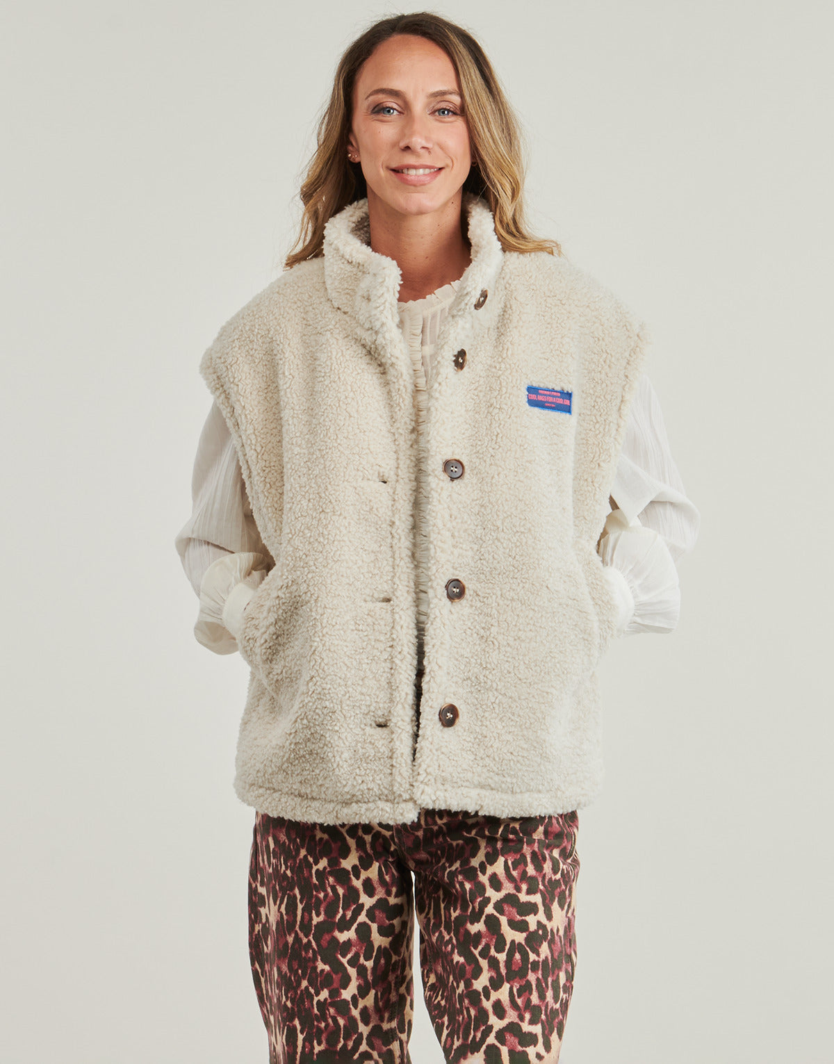 Giubbotto Donna Freeman T.Porter  VAKITA FUR  Bianco
