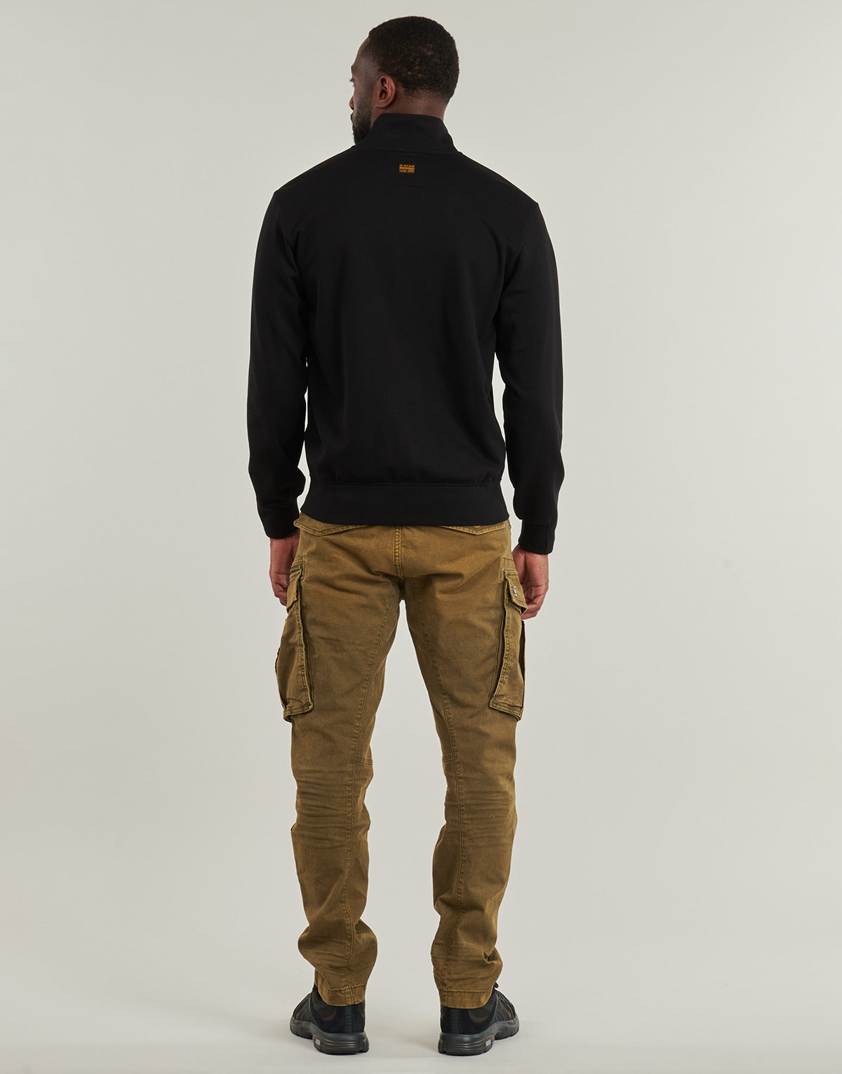 Felpa Uomo G-Star Raw  NIFOUS ZIP THRU SW  Nero