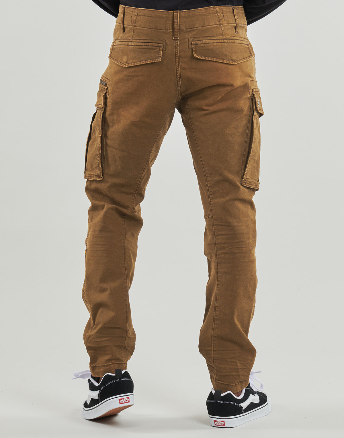 Pantalone Cargo Uomo G-Star Raw  ROVIC ZIP 3D REGULAR TAPERED  Marrone