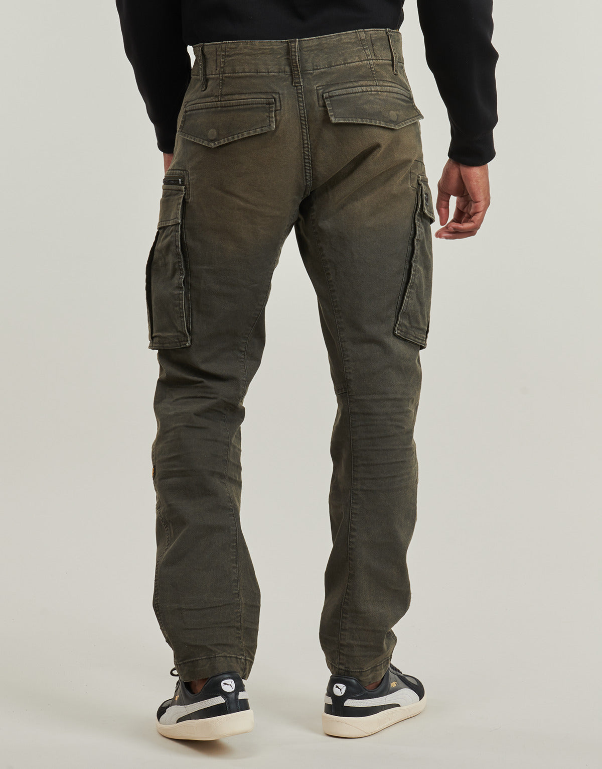 Pantalone Cargo Uomo G-Star Raw  ROVIC ZIP 3D REGULAR TAPERED  Grigio
