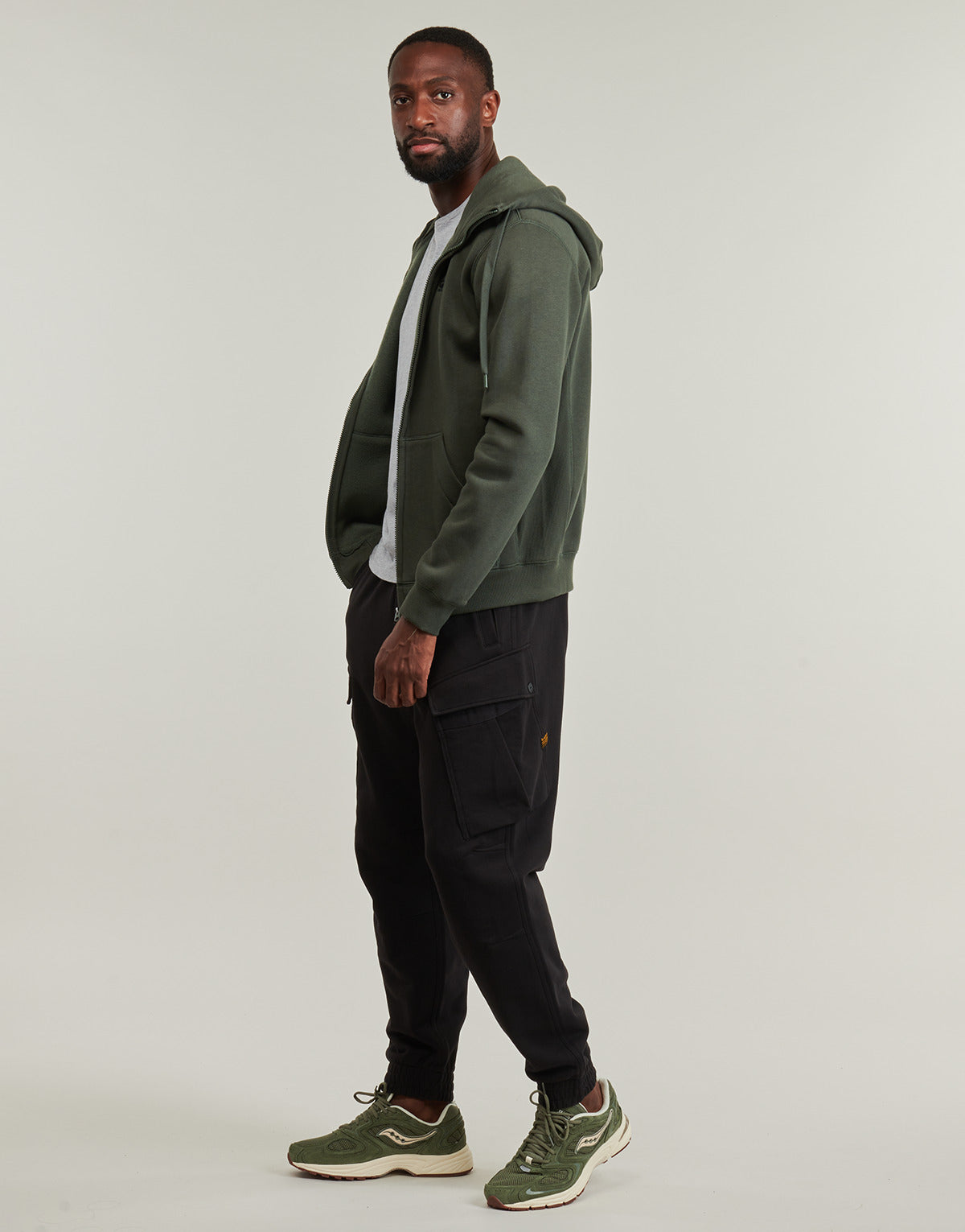 Pantalone Cargo Uomo G-Star Raw  ROVIC SWEAT PANT  Nero