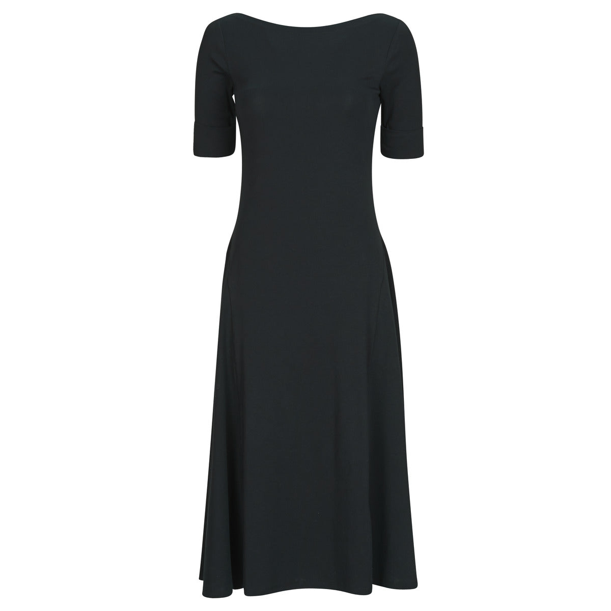 Abito lungo Donna Lauren Ralph Lauren MUNZIE-ELBOW SLEEVE-DAY DRESS Nero