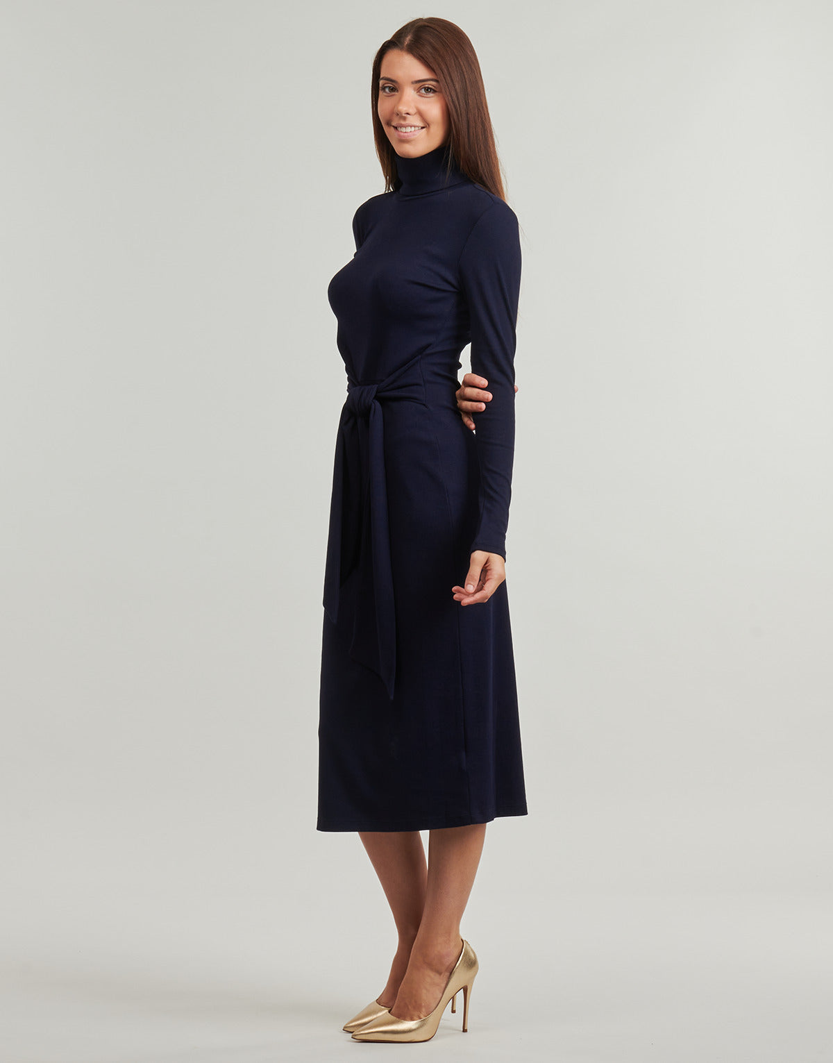Abito lungo Donna Lauren Ralph Lauren  VAUREEN-LONG SLEEVE-DAY DRESS  Marine