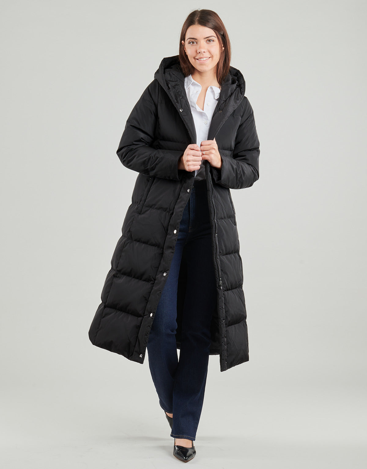 Piumino Donna Lauren Ralph Lauren  HD PF 44"-INSULATED-COAT  Nero