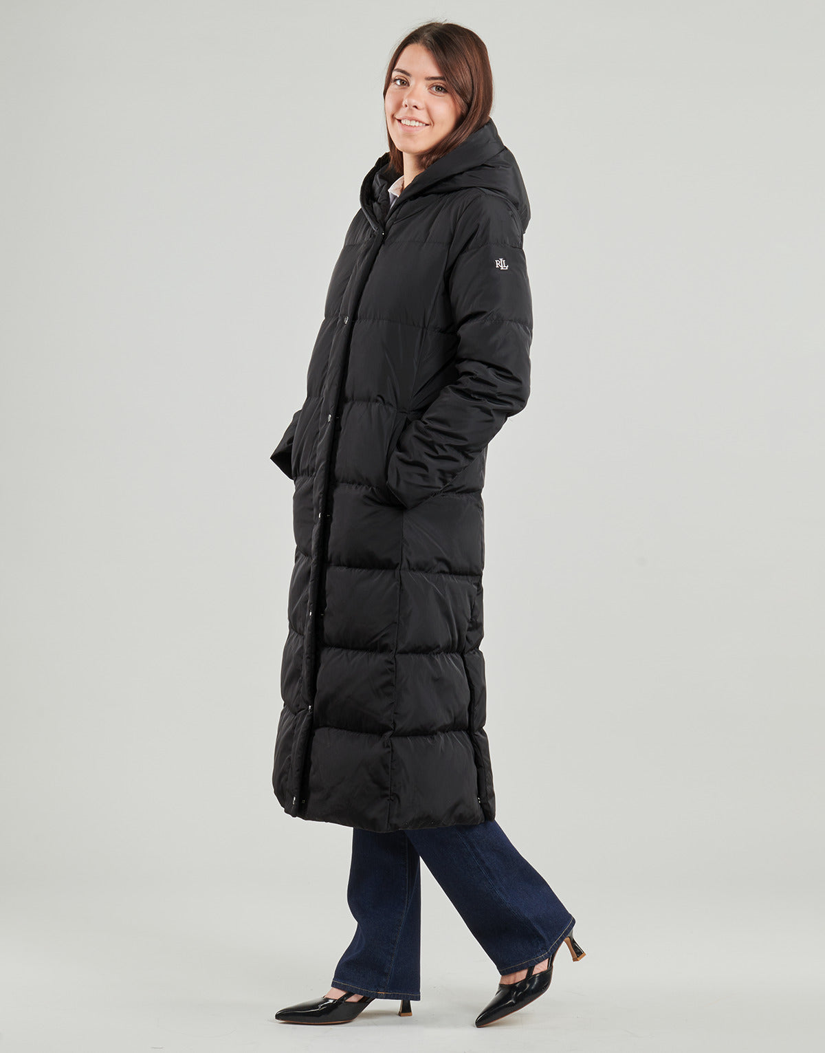 Piumino Donna Lauren Ralph Lauren  HD PF 44"-INSULATED-COAT  Nero
