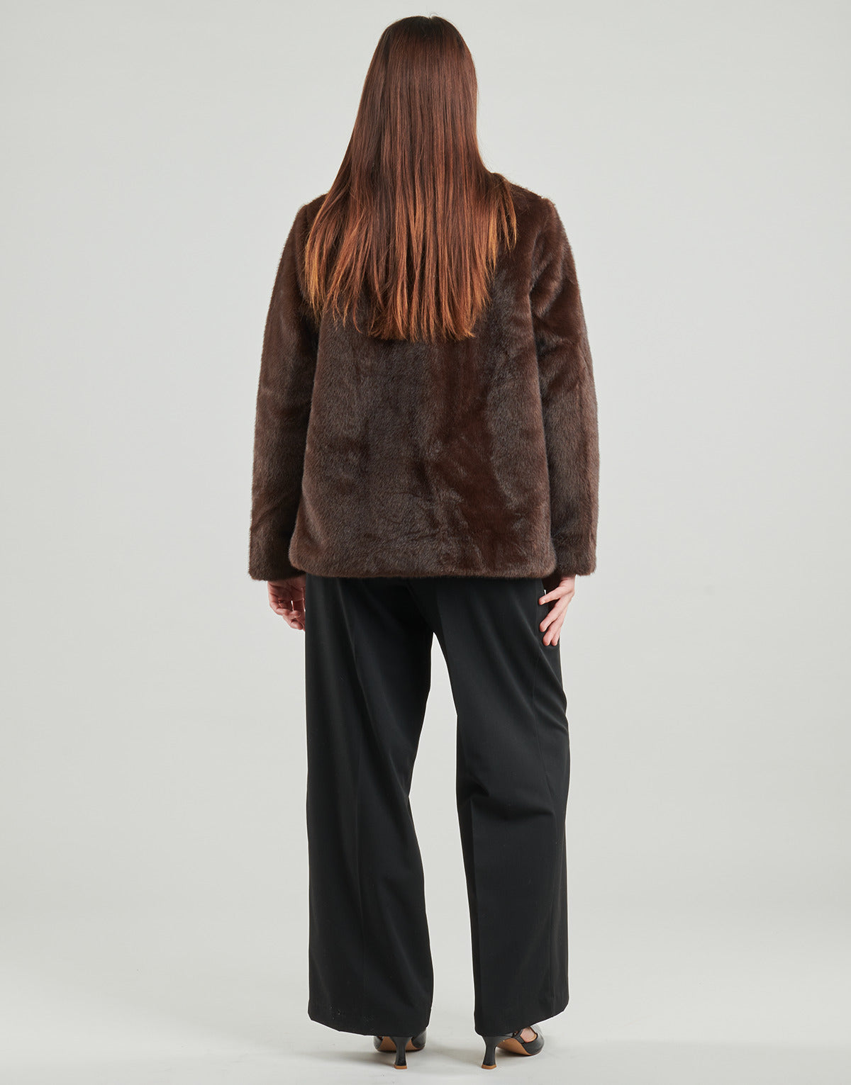 Mantella Donna Lauren Ralph Lauren  FX MNK CLSS-LINED-COAT  Marrone