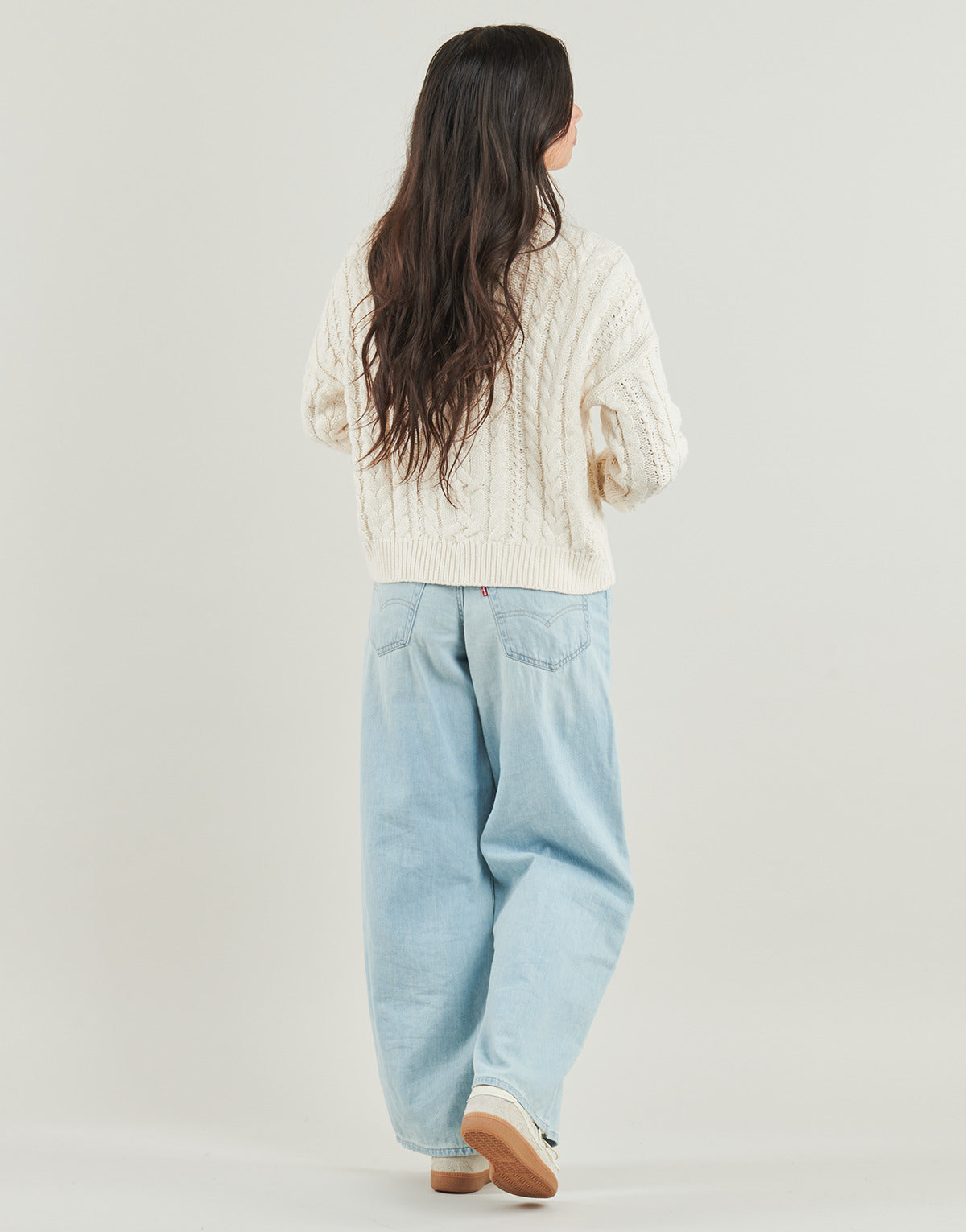 Maglione Donna Lauren Ralph Lauren  FURQAN-LONG SLEEVE-PULLOVER  Beige