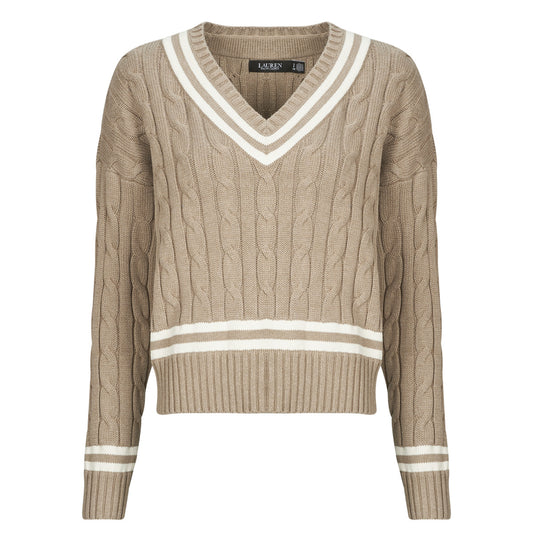Maglione Donna Lauren Ralph Lauren  TEDURPH-LONG SLEEVE-PULLOVER  Beige