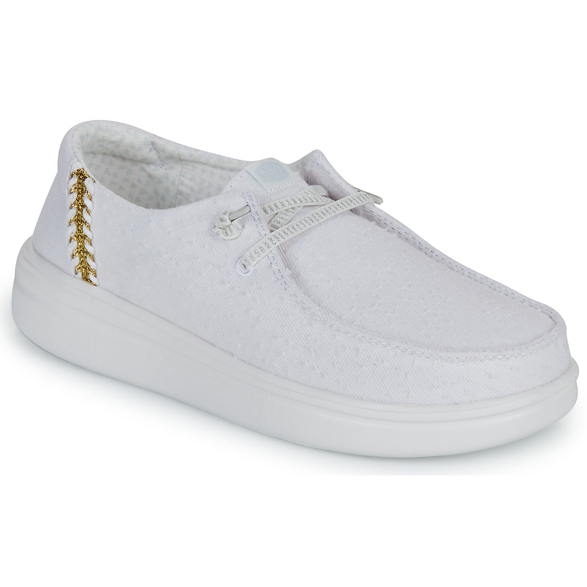 Scarpe Donna HEYDUDE  WENDY RISE PERF CANVAS  Bianco