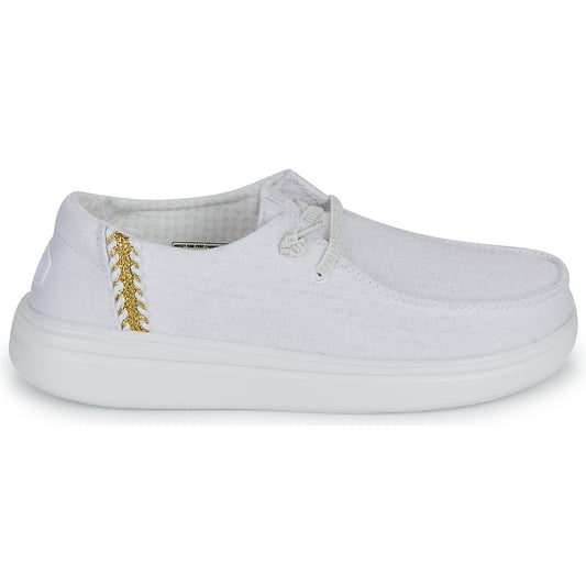 Scarpe Donna HEYDUDE  WENDY RISE PERF CANVAS  Bianco