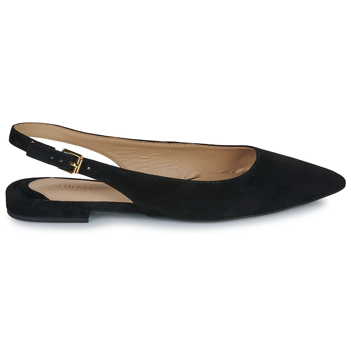 Ballerine Donna Lauren Ralph Lauren LONDYN SLINGBACK Nero