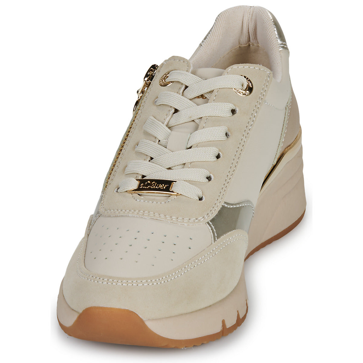 Sneakers basse Donna S.Oliver  5-23608-42-41A  Beige