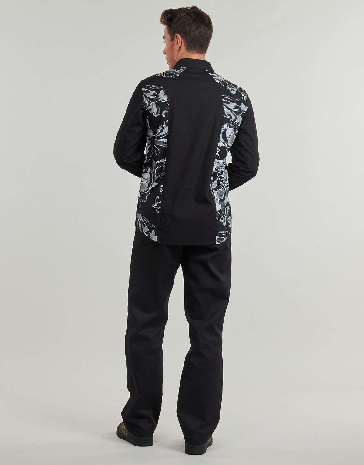 Camicia a maniche lunghe Uomo Versace Jeans Couture  79GAL208  Nero