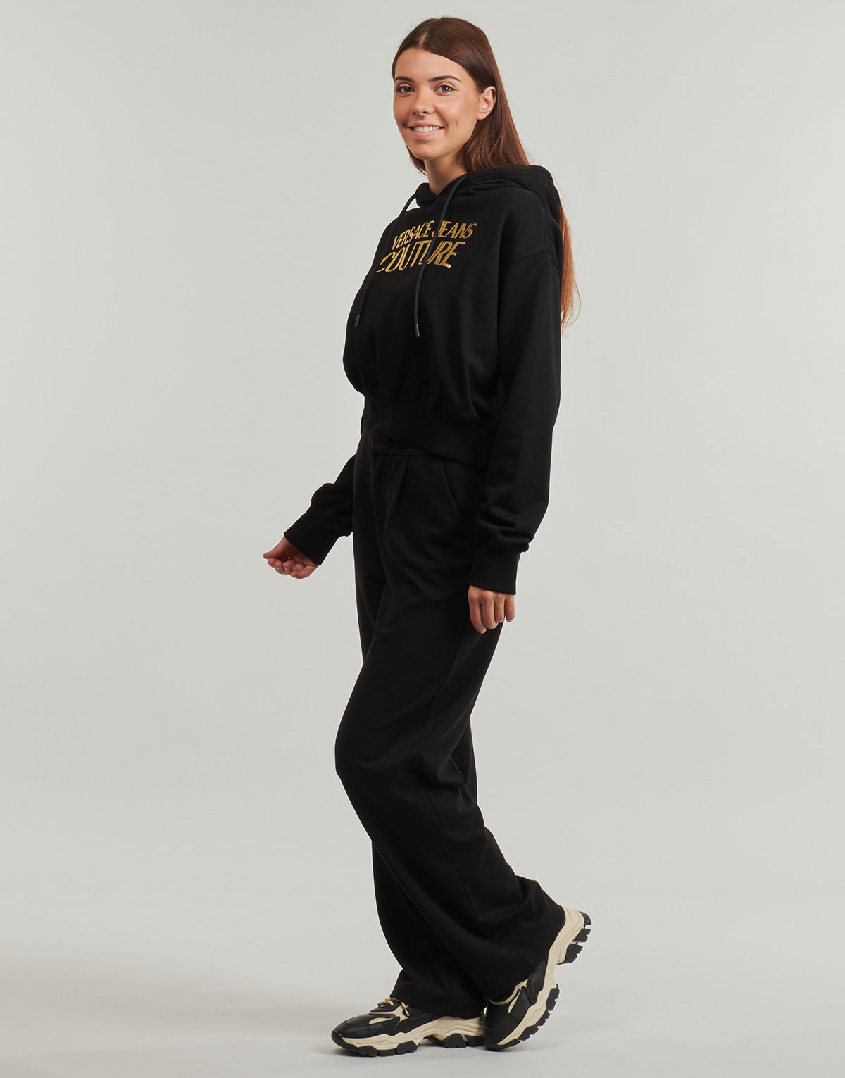 Felpa Donna Versace Jeans Couture  79HAIT02  Nero