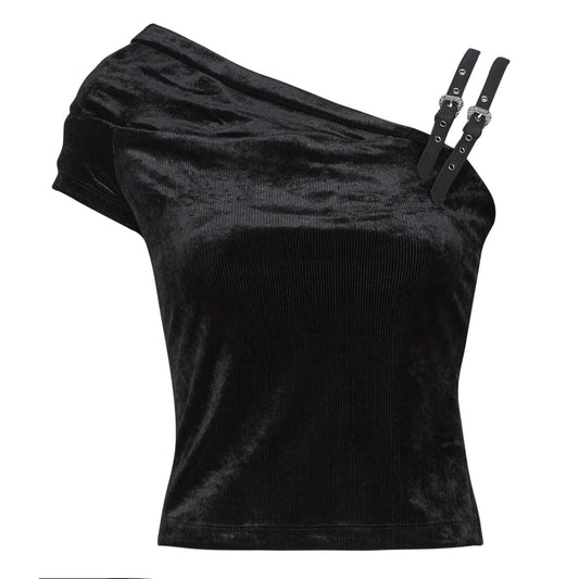 Camicetta Donna Versace Jeans Couture  79HAM616  Nero