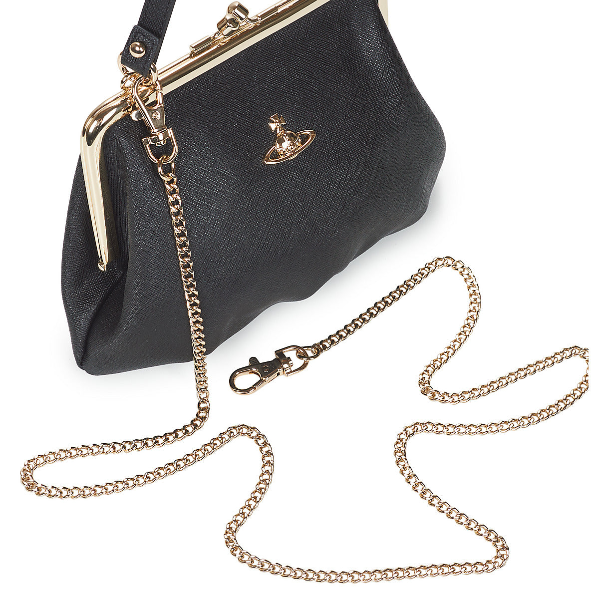 Borsette Donna Vivienne Westwood GRANNY FRAME PURSE Nero