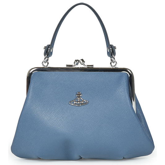 Borsette Donna Vivienne Westwood  GRANNY FRAME PURSE  Blu