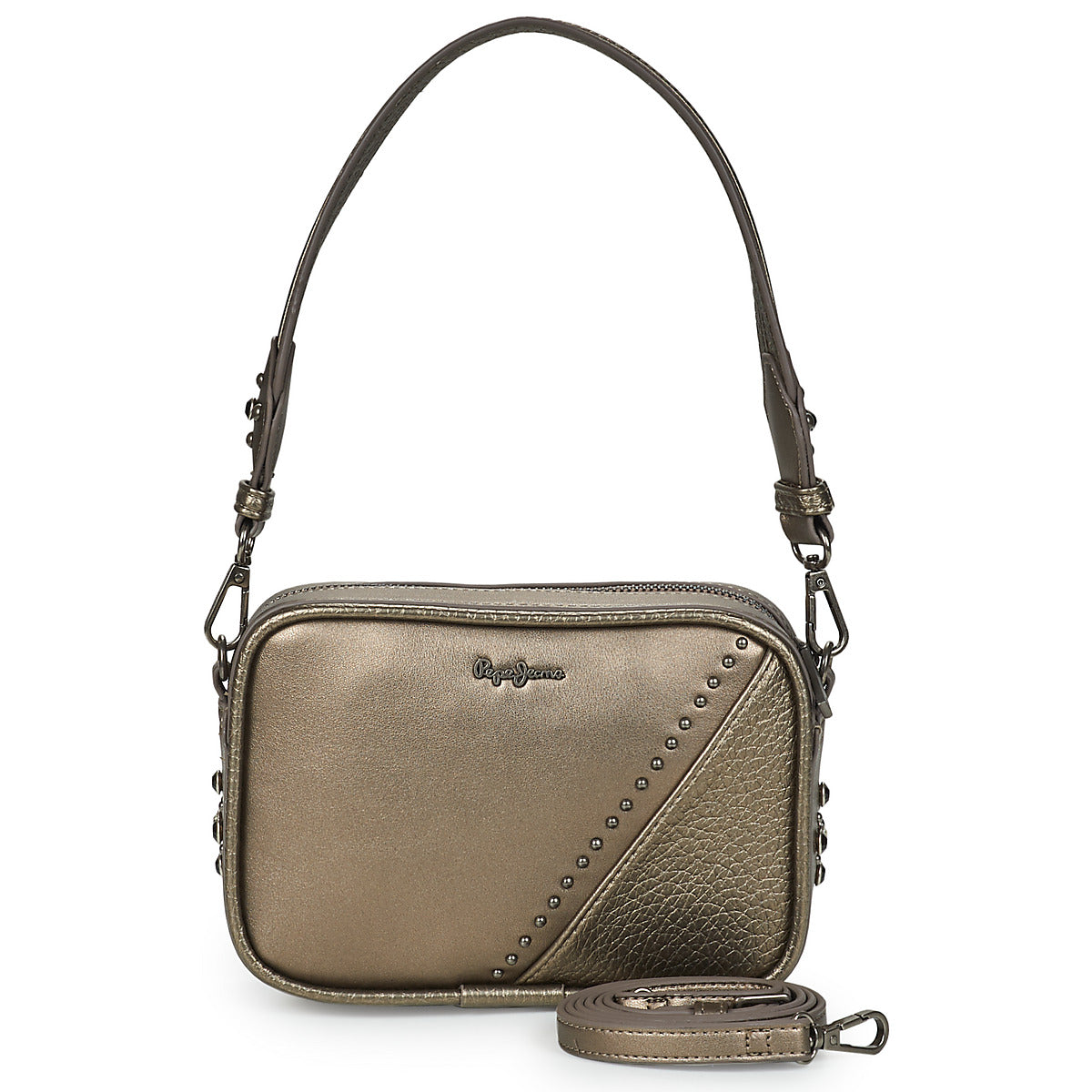 Borsa a spalla Donna Pepe jeans  KEYRA METALLIC  Oro