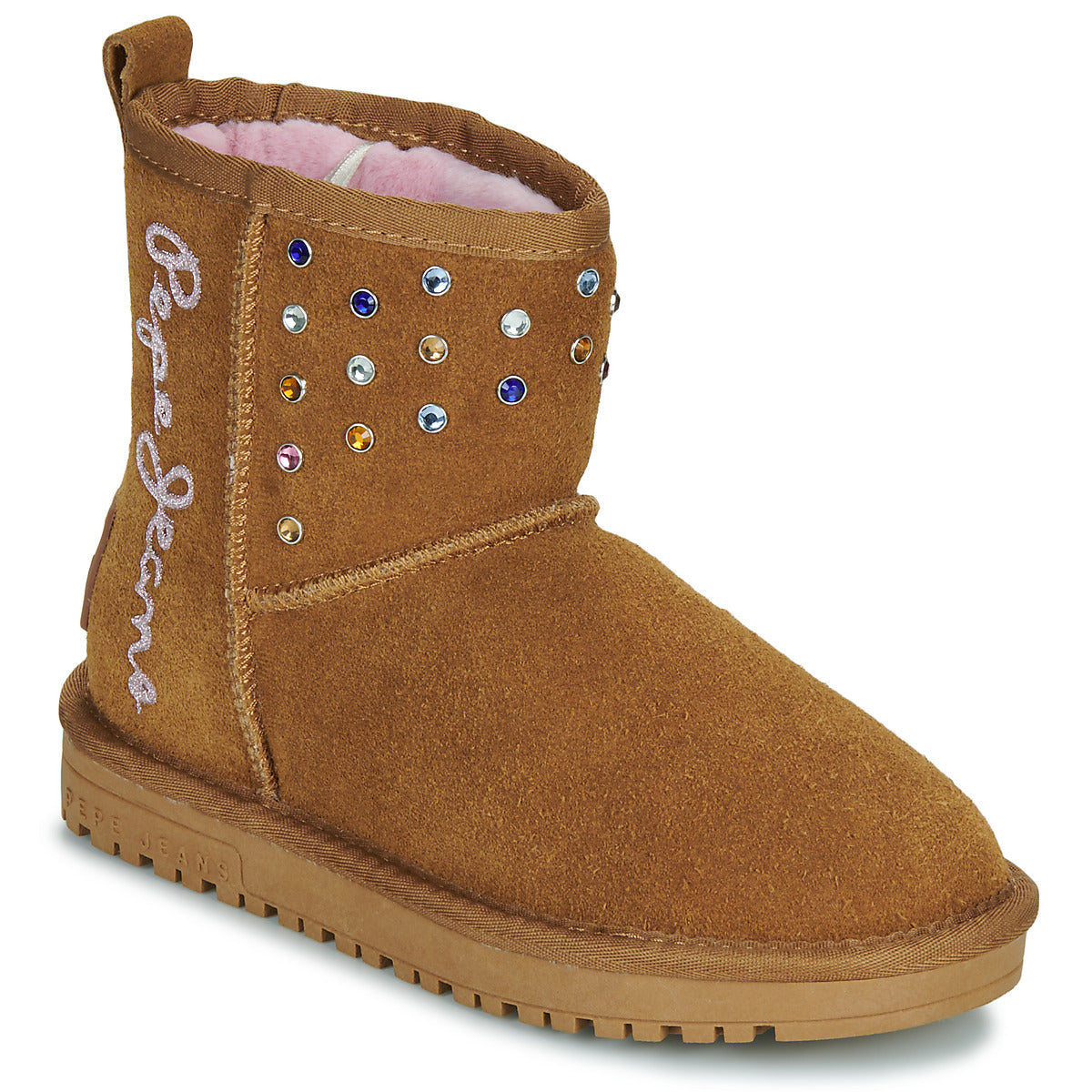 Stivaletti bambini ragazza Pepe jeans  DISS STUDS G  Marrone