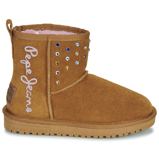 Stivaletti bambini ragazza Pepe jeans  DISS STUDS G  Marrone