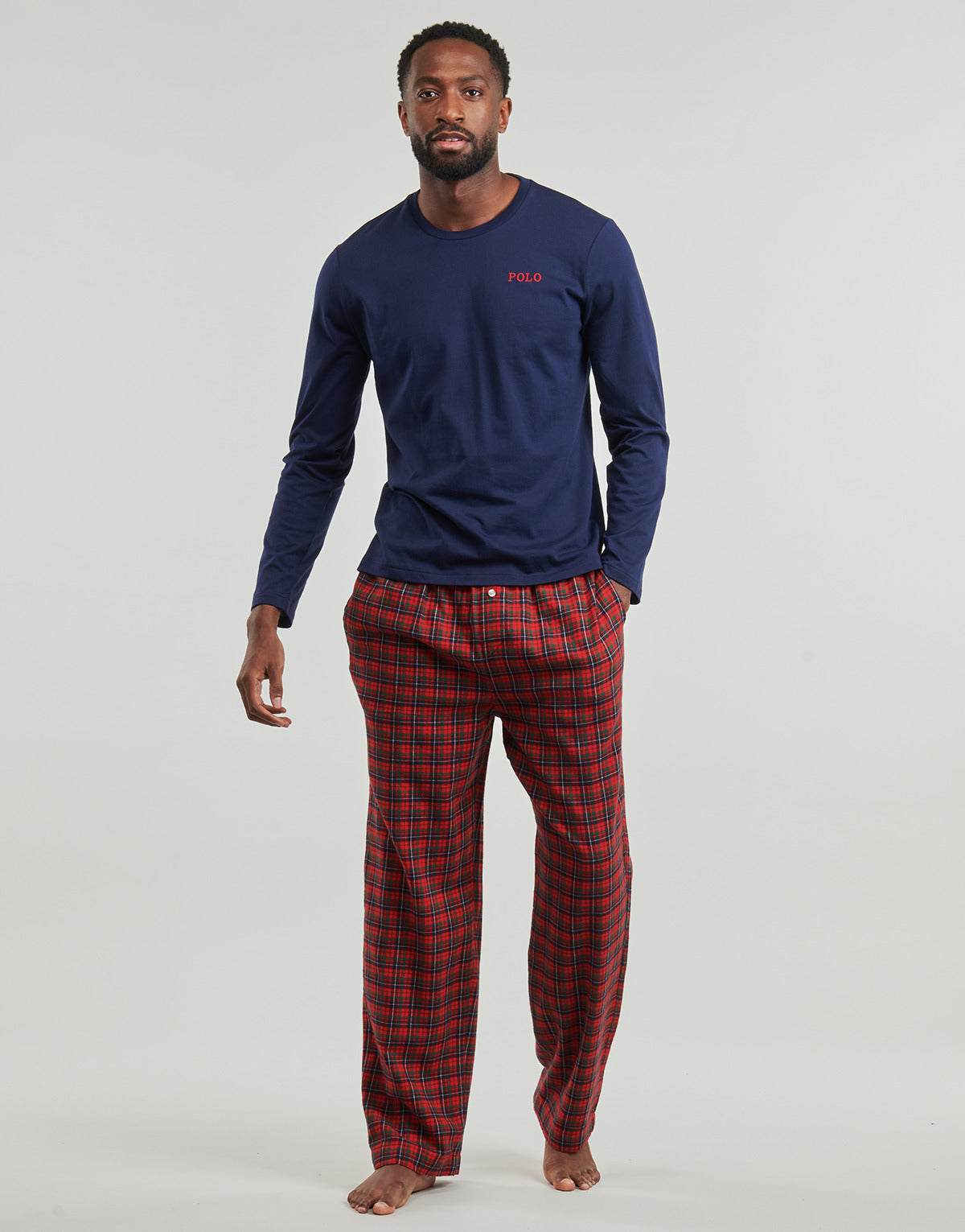 Pigiami / Camicia da notte Uomo Polo Ralph Lauren L/S PJ SET-LOUNGE-SET Multicolore