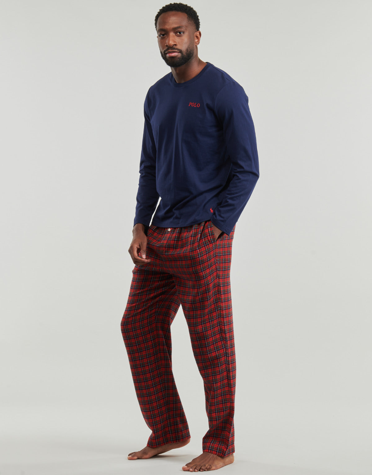 Pigiami / Camicia da notte Uomo Polo Ralph Lauren L/S PJ SET-LOUNGE-SET Multicolore