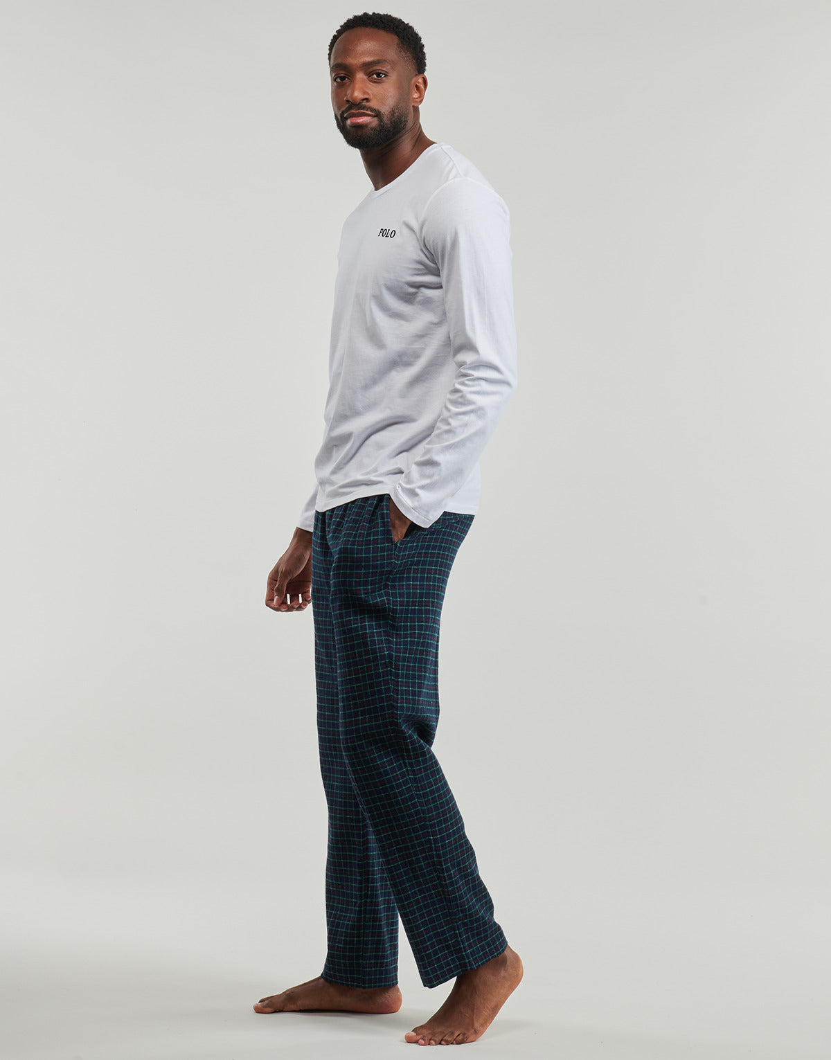 Pigiami / Camicia da notte Uomo Polo Ralph Lauren L/S PJ SET-LOUNGE-SET Multicolore