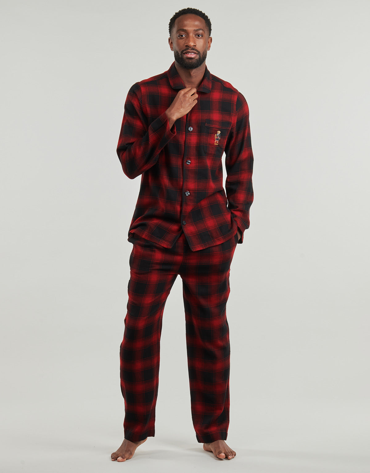 Pigiami / Camicia da notte Uomo Polo Ralph Lauren  L/S PJ SET-SLEEP-SET  Multicolore