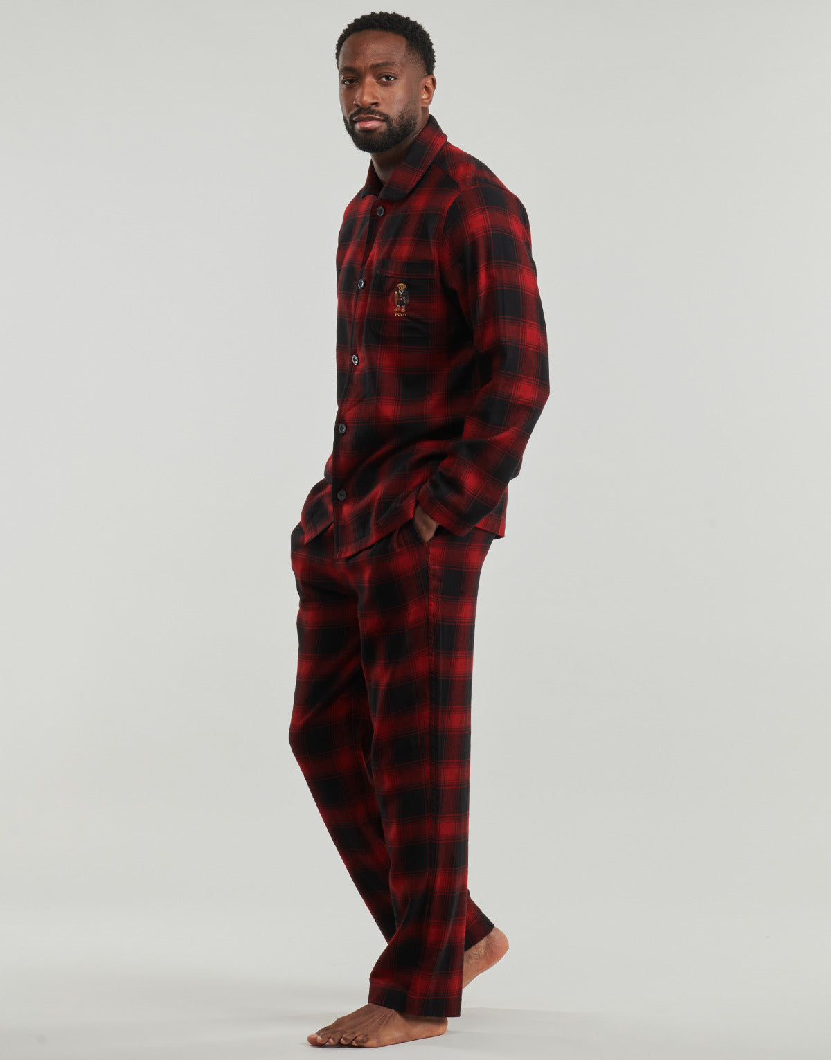 Pigiami / Camicia da notte Uomo Polo Ralph Lauren  L/S PJ SET-SLEEP-SET  Multicolore