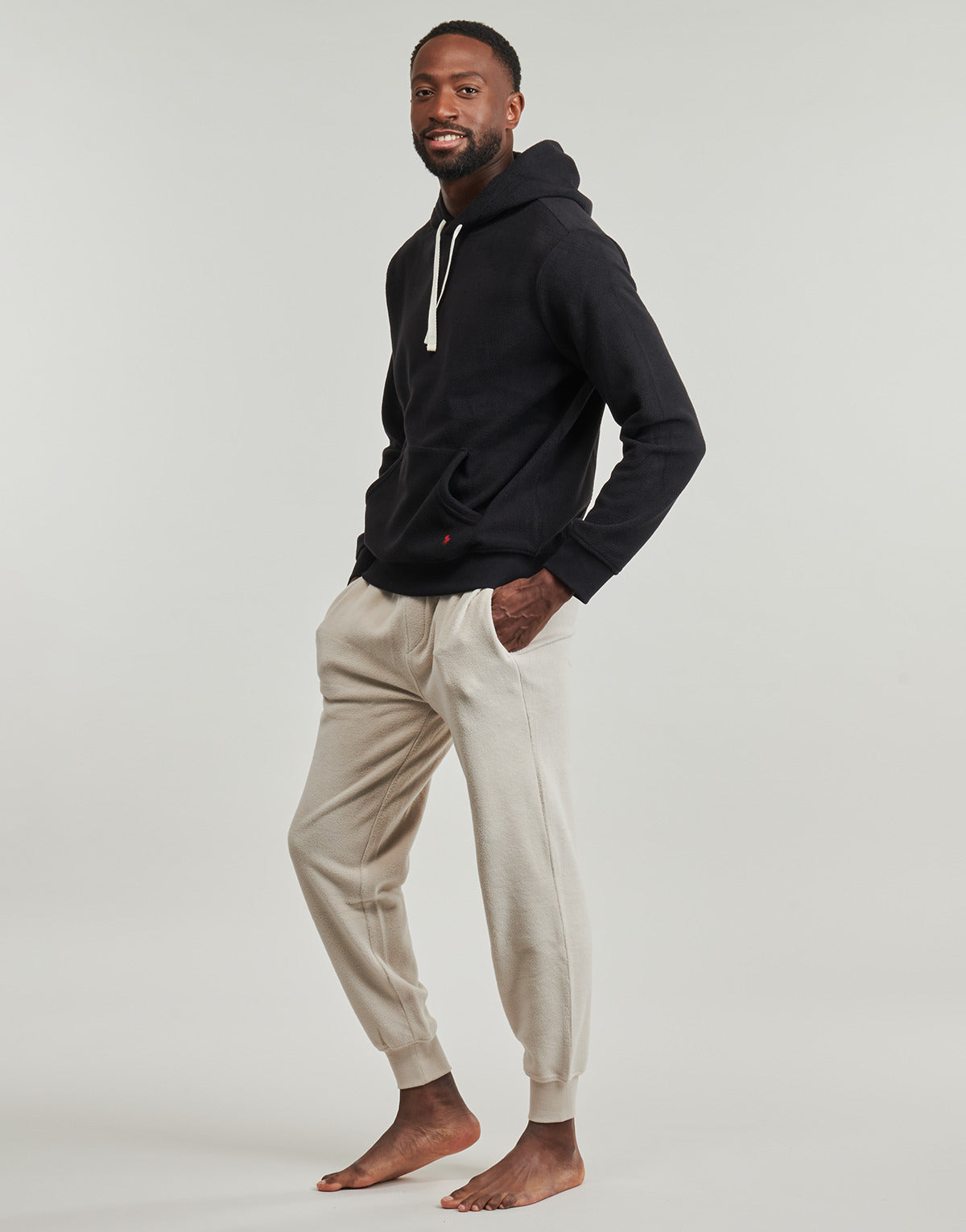 Felpa Uomo Polo Ralph Lauren  L/S HOODIE-SLEEP-TOP  Nero