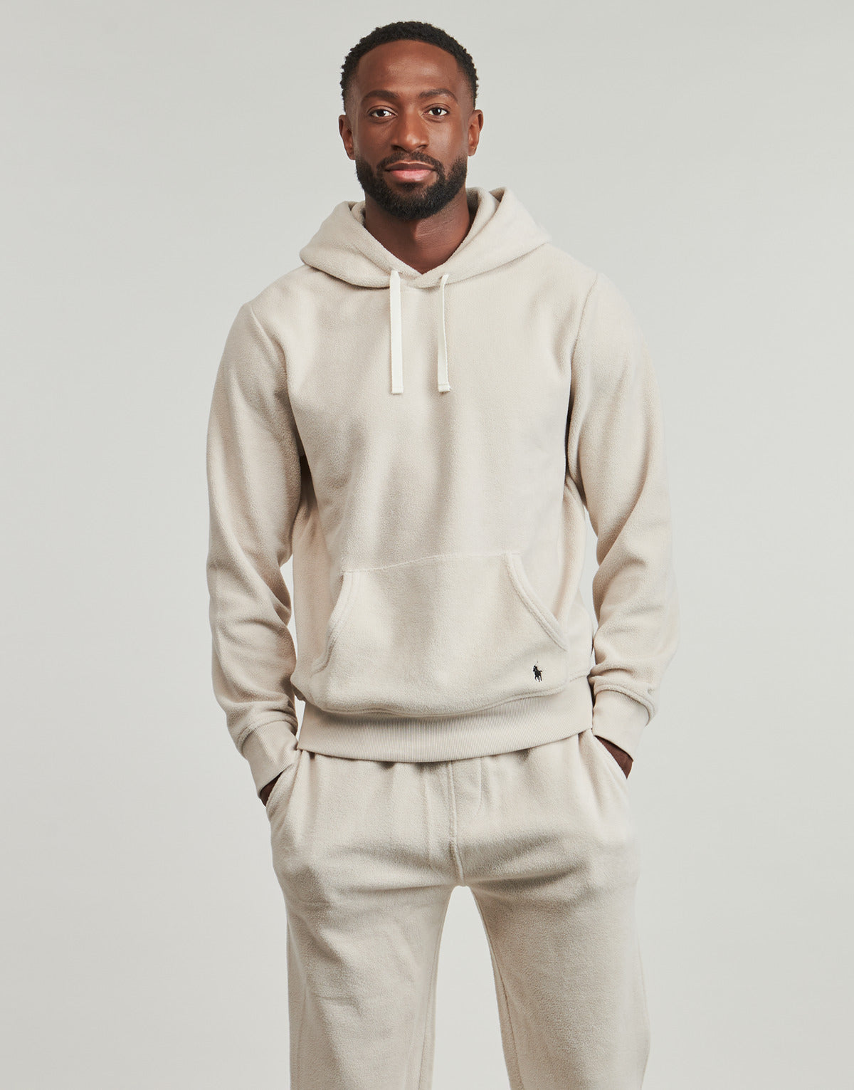 Felpa Uomo Polo Ralph Lauren  L/S HOODIE-SLEEP-TOP  Beige