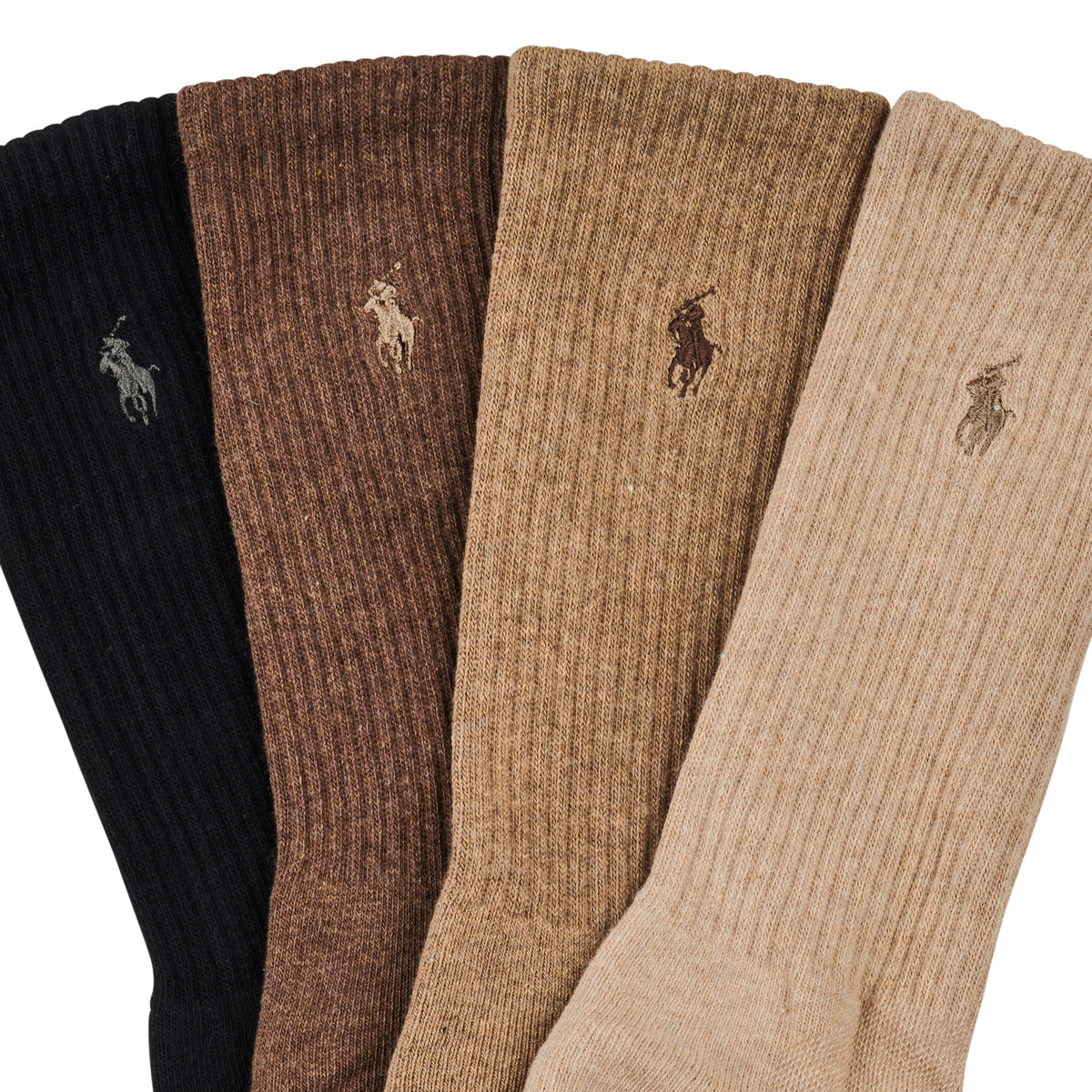 Calzini Uomo Polo Ralph Lauren  CASUAL CREW-ANKLE-3 PACK  Multicolore
