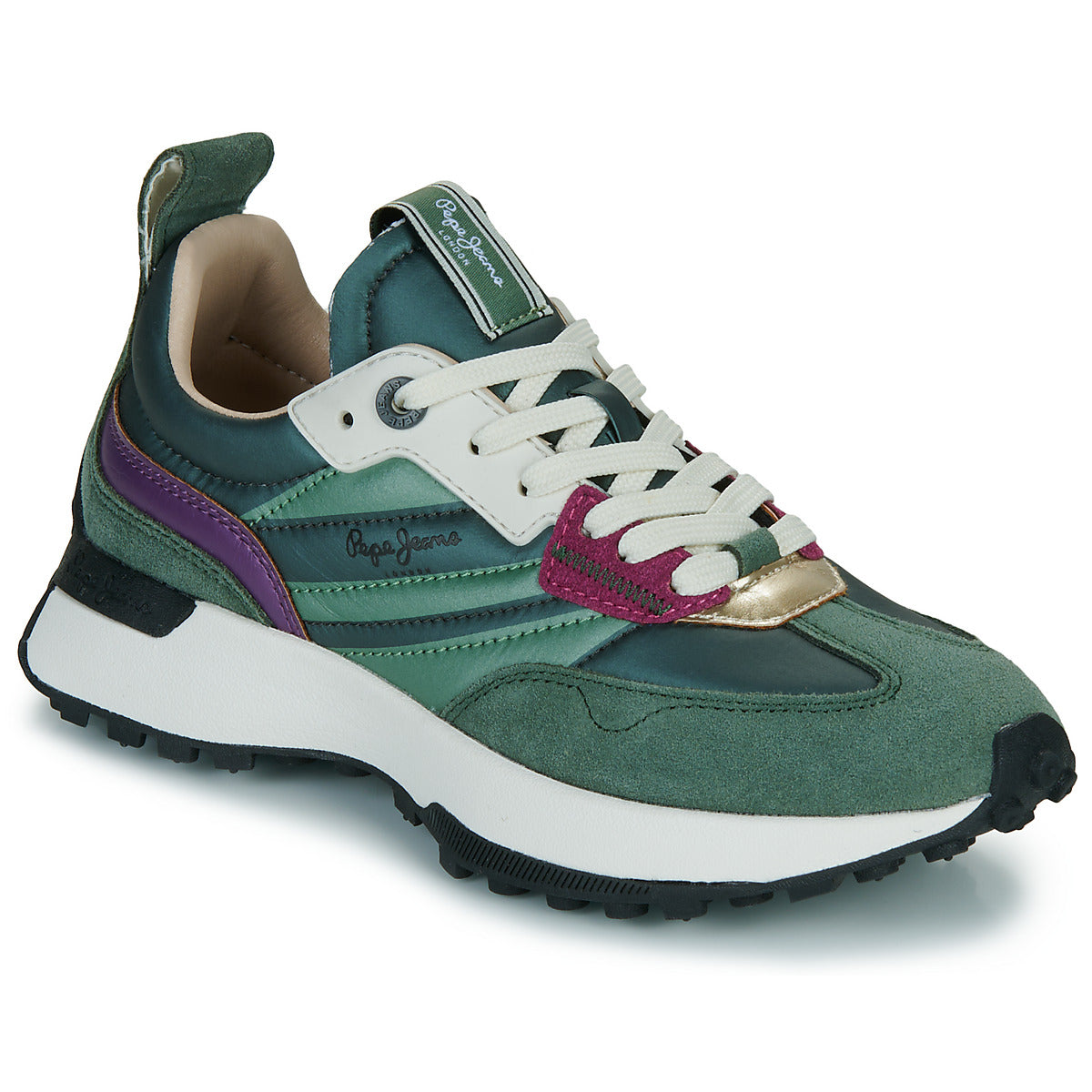 Sneakers basse Donna Pepe jeans  LUCKY SHINY W  Verde