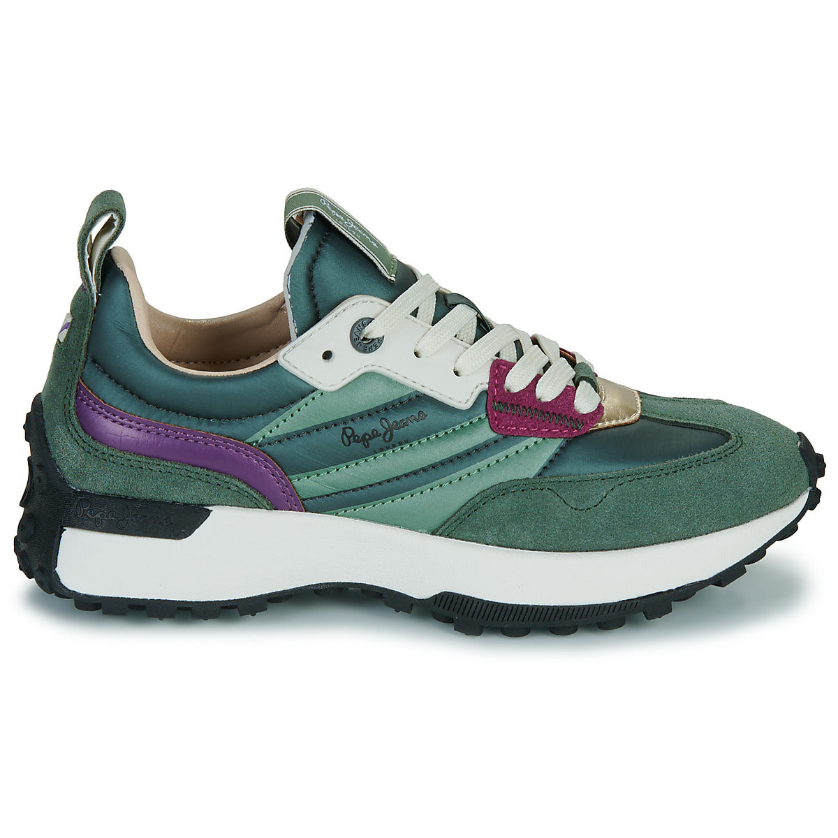 Sneakers basse Donna Pepe jeans  LUCKY SHINY W  Verde