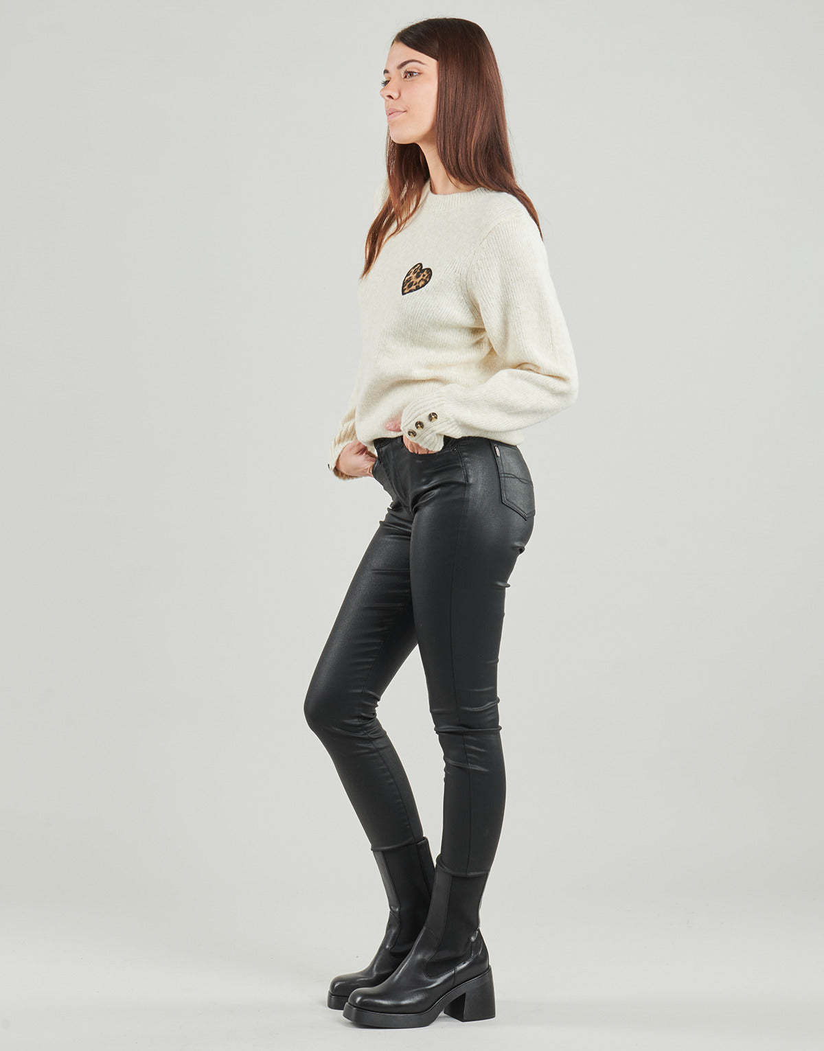 Jeans skynny Donna Pepe jeans  SKINNY JEANS MW REGENT  Nero