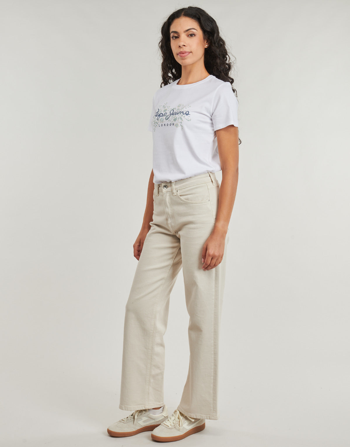 T-shirt Donna Pepe jeans BERO Bianco