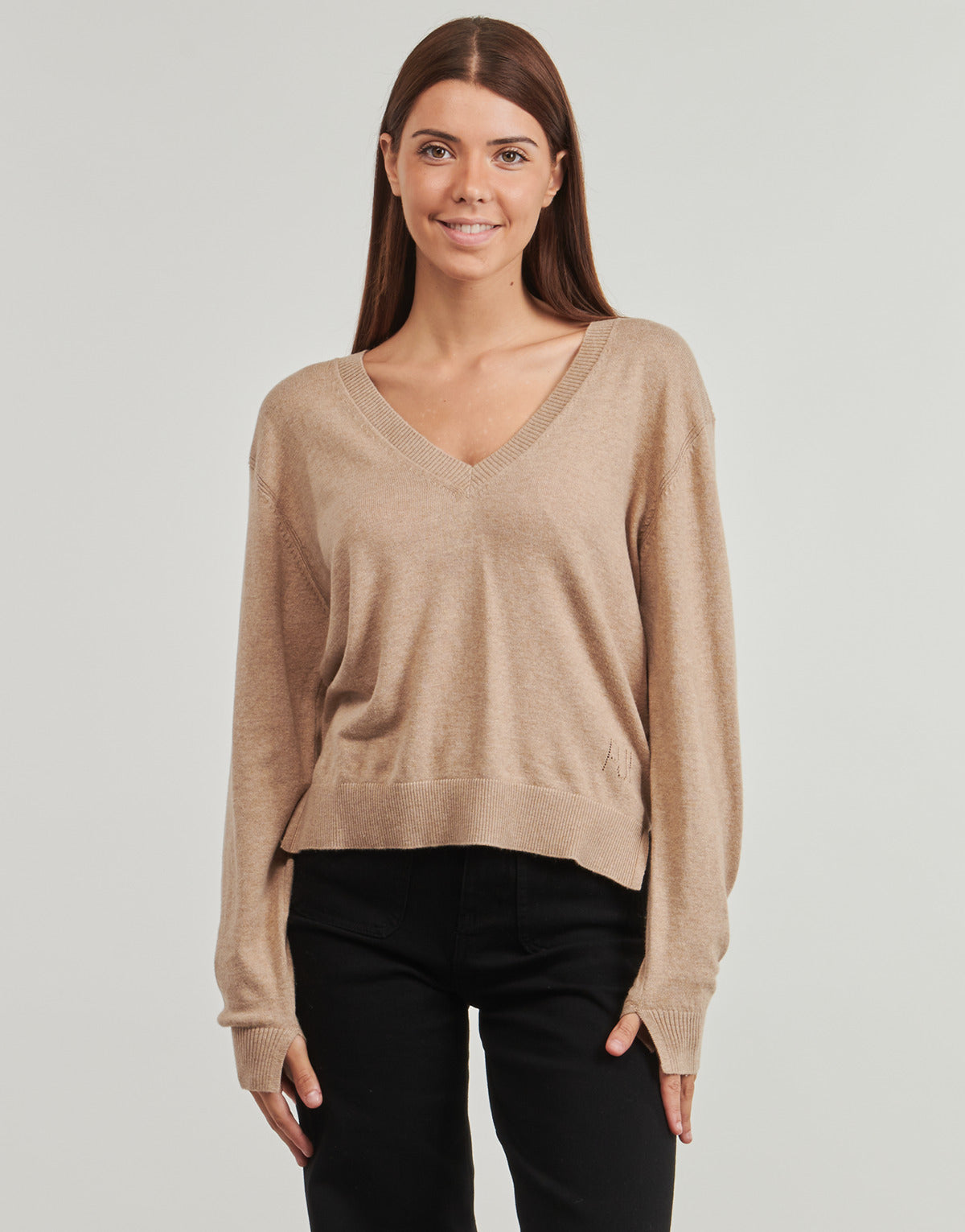 Maglione Donna Pepe jeans  CORALINE V NECK  Beige