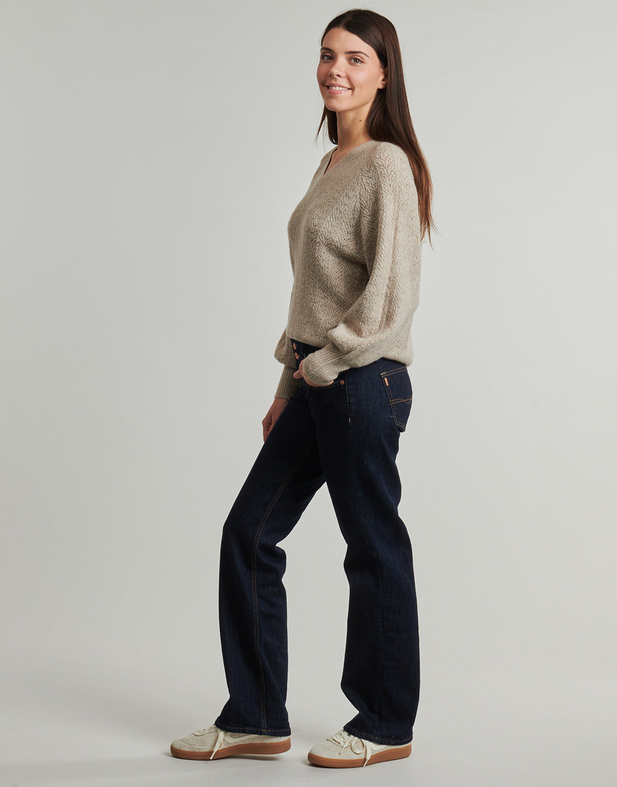 Jeans Donna Pepe jeans  STRAIGHT JEANS LW VENUS  Marine