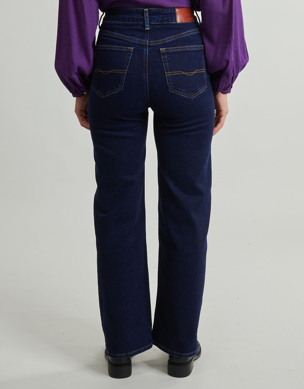 Jeans Flare Donna Pepe jeans  STRAIGHT UHW LEXA RINSE  Marine