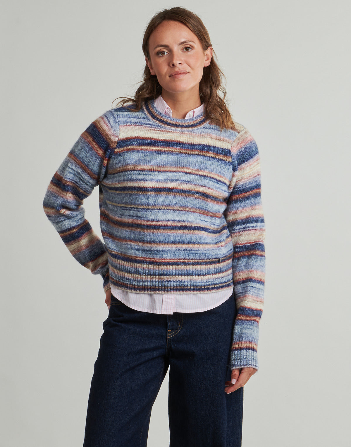 Maglione Donna Pepe jeans  CELESTE CREW  Blu