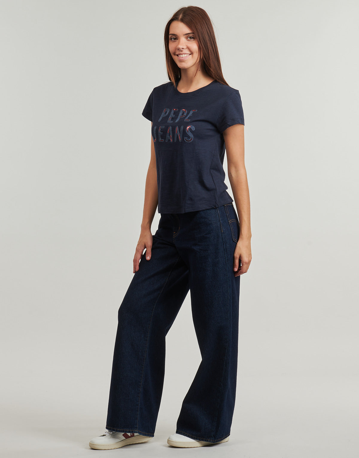 T-shirt Donna Pepe jeans  BADI  Marine